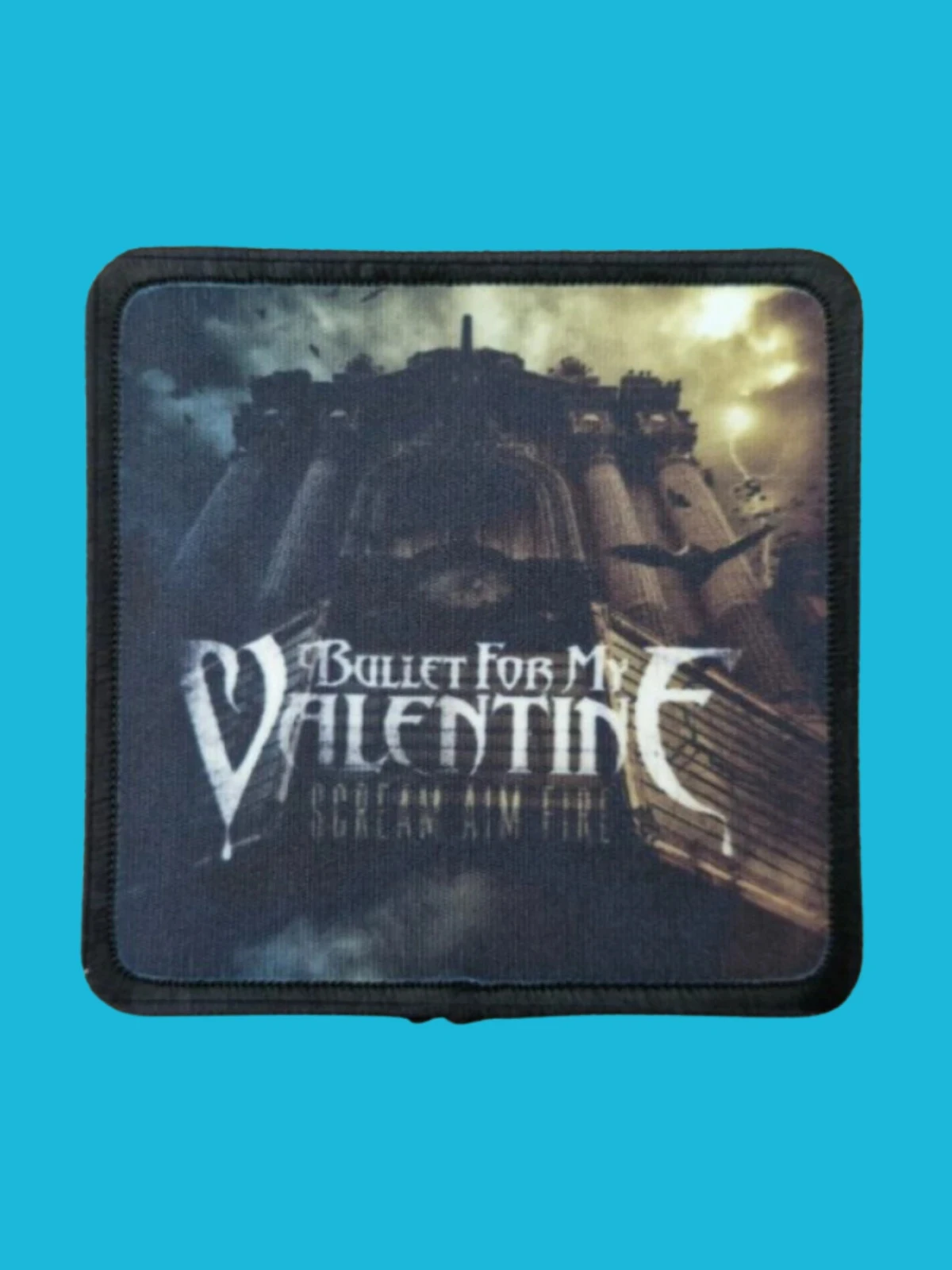 Patch Bullet For My Valentine - Scream Aim Fire - Imprimé - Carré de 7,5 x 7,5 centimètres